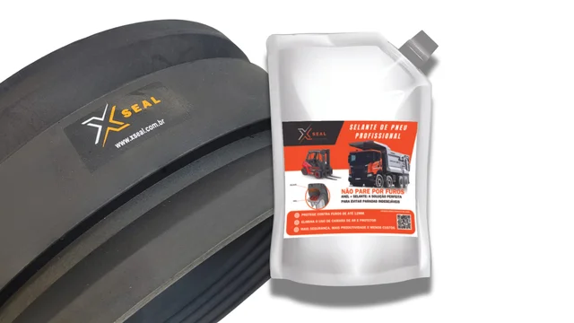 Anel Selante Xseal e selante de pneu profissional em embalagem, foto de produto